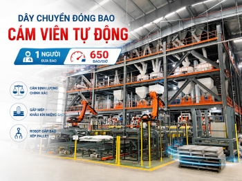 650 bao/giờ chỉ với 1 người: Bên trong dây chuyền đóng bao cám viên tự động