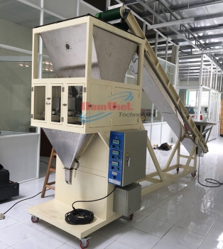 Cân đóng gói 3 phễu cân công suất 1000 túi/giờ