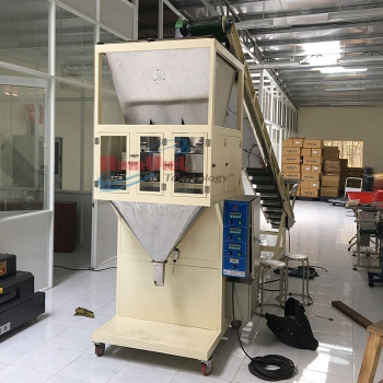 Cân đóng gói 3 phễu cân công suất 1000 túi/giờ