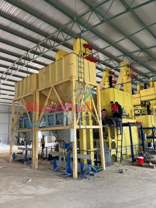 Lắp đặt Máy đóng bao tự động hoàn toàn cho nhà máy thức ăn chăn nuôi 4s